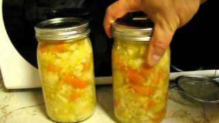 FOOD STORAGE  Make Sauerkraut  Prevent The Flu [upl. by Ayvid973]