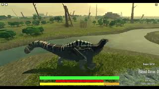 A NEW DINOSAUR GAME ON ROBLOX ROBLOX Prehistoric Beasts [upl. by Ahselrak]