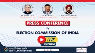 Press Conference by Election Commission of India [upl. by Atnoled]