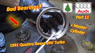 Bad BEARINGS amp Sticky BRAKES RARE Abandoned Audi Turbo  Part 11 [upl. by Reve109]