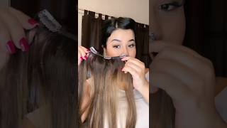 Aplicacion de extensiones con microchip Microring HAIR EXTENSIONS [upl. by Lazaro]