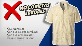 CAMISA GUAYABERA ➤ cómo combinarla y usarla  MUCHOS OUTFITS [upl. by Laddie]