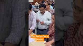 Mass Resignation of Doctors at R G KAR MEDICAL COLLEGE [upl. by Htebasyle522]