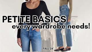 CASUAL Wardrobe Favorites Every PETITE Needs Fall 2024 [upl. by Poree131]