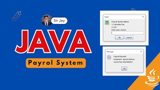 JAVA  Payroll System Tagalog  JOptionPane [upl. by Aney]