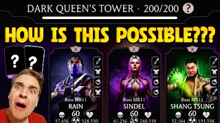 MK Mobile Fatal Dark Queens Tower Battle 200 on Beginner Account WHAT ARE THE CHANCES [upl. by Suirred]