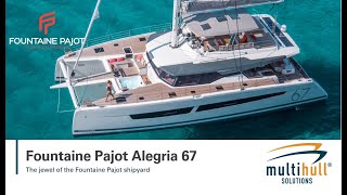 2022 Fountain Pajot Alegria 67 Sailing Catamaran  Walkaround Tour  2021 Cannes Yachting Festival [upl. by Wright]