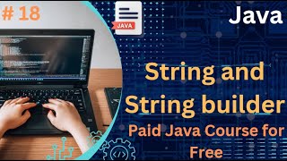 String amp String builder in java  java paid course for free [upl. by Moise942]