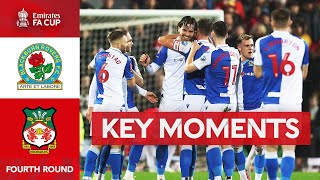 Blackburn Rovers v Wrexham  Key Moments  Fourth Round  Emirates FA Cup 202324 [upl. by Major]