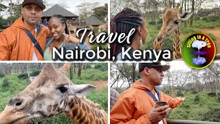 A Giraffe Licked Me in Kenya  Kenya Vlog Day 1 [upl. by Kelleher523]