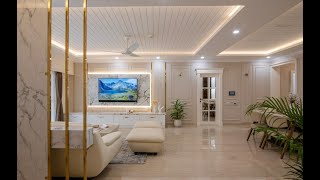 Salarpuria Sattva Greenage 4BHK Luxury Home Interior Design  European Theme  Aishwarya Interiors [upl. by Yenhoj]