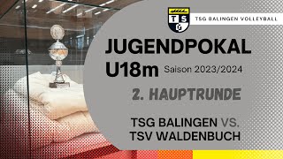 Highlightvideo Jugendpokal 2024 U18m  TSG Balingen  TSV Waldenbuch 2 Hauptrunde [upl. by Anaerol]