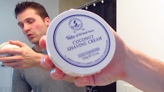 Taylor of Old Bond Street Shaving Cream  Shave Review [upl. by Yelrebmik]