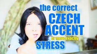 CZECH 3  Czech accent stress [upl. by Cathey432]