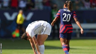 USA 50 New Zealand Defender Meikayla Moore scores three own goals in defeat [upl. by Nycila]