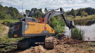 9 Acre Complete Pond Rebuild Busting A Beaver Dam Day 1 [upl. by Drahsar]