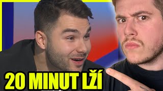 ADAM KAJUMI 20 MINUT LŽE V TELEVIZI [upl. by Atteloc]