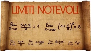 Limiti notevoli  introduzione e primi esempi [upl. by Sharron]