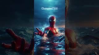 Spiderman Learned to Control Flames 😳 marvel dc avengers trendingshorts deadpool [upl. by Lauhsoj]