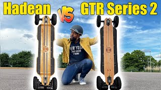 Evolve Hadean vs GTR Series 2  Which electric skateboard should you buy [upl. by Arivle]