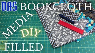 DIY Bookcloth Filling with Media  Adventures in Bookbinding [upl. by Rehotsirhc]