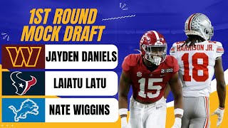 NFL MOCK DRAFT 2024 [upl. by Mackenzie]