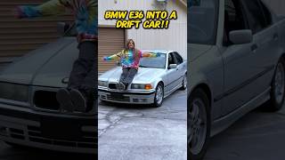 Drift E36 Transformation Part 2 bmw drift cars restoration [upl. by Einnaffit]