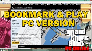 GTA 5 PC How to bookmark and play jobs on PC [upl. by Netsua]