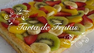 Tarta de Frutas con Crema Pastelera  Tartaletas de Frutas con Crema Pastelera  Pastel de Frutas [upl. by Yensehc]