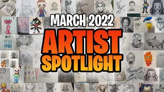 ARTIST SPOTLIGHT  Cartooning Club March 2022 [upl. by Ragas]