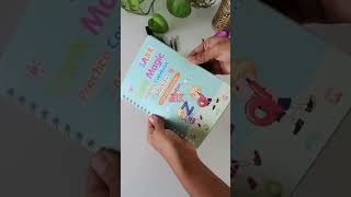 4pc Magic Tracing Copybook With 10riffils And Griper4PC MAGIC TRACING COPYBOOK WITH [upl. by Anitsrihc206]