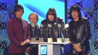 Ramones Accept Rock and Roll Hall of Fame Awards [upl. by Jariv485]