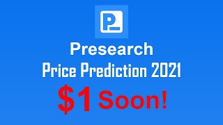 Presearch Tokens Price Prediction October 2021 [upl. by Doowrehs]