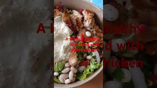 Looking for diet recipeboiled haricot beans tomatoes cucumber lettuce arugula grilled chicken [upl. by Rudwik]