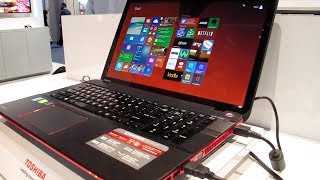 Toshiba Qosmio Gaming Laptop at CES 2014 [upl. by Schilit655]