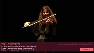 JS Bach  Partita No2 in D minor BWV 1004  Maya Levy [upl. by Matthiew]