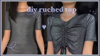 diy ruched top and it’s super easy🥺 [upl. by Hyman]