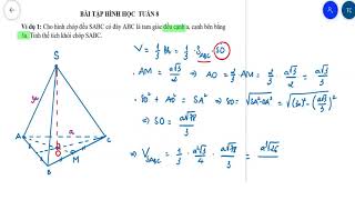 Thể tích khối chóp đều [upl. by Nylesaj]