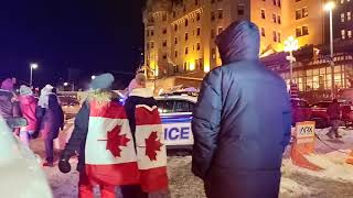 🔴LIVE Ottawa  RAW Footage Freedom Convoy 2022 Day 8  Parliament Hill  Friday February 4 pt 2 [upl. by Hamilah]