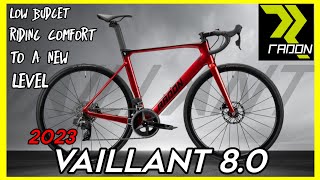 2023 radon vaillant 80  amazing low budget road bike [upl. by Yra]