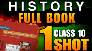 Class 10 FULL HISTORY in one shot🔥 Social science one shot class 10 CBSE 202324 [upl. by Delp]