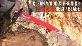 Diablos Clean Wood amp Pruning Carbide Reciprocating Blade [upl. by Kenn176]