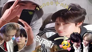 sunki sunoo and niki moments that you might missed [upl. by Sayette]