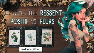 ❤‍🔥 Ce Quil  Elle RESSENT Positif Vs Peurs  ❤️‍🔥👑🤫🌈 Guidance Sentimentale à 3 Choix 🔮 [upl. by Fisch474]