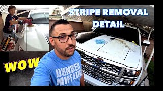 Removing sun burn 2015 Silverado rally sport stripes and detail [upl. by Burl]