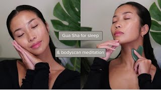 Nighttime Gua Sha for Sleep  follow along tutorial [upl. by Atinev958]