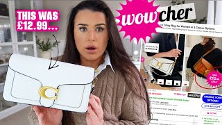 I bought a DESIGNER bag on WOWCHER NOT CLICKBAIT [upl. by Auqinal]