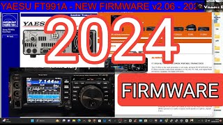 YAESU FT991A  NEW FIRMWARE v206 JUNE 2024 FULL INSTALL Replaced 18th June 2024 v207 [upl. by Holton]