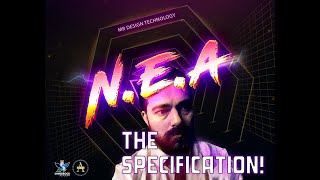 GCSE DT NEA  The Specification [upl. by Iggam]