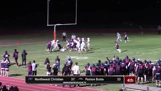 2021 AZ 4A Football Poston Butte High School WalkOff Win [upl. by Erised]